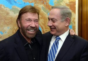 Netanyahu encontra Chuck Norris